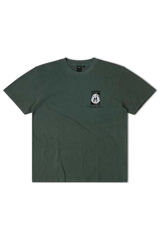 Brain Scan Tee Washed Green