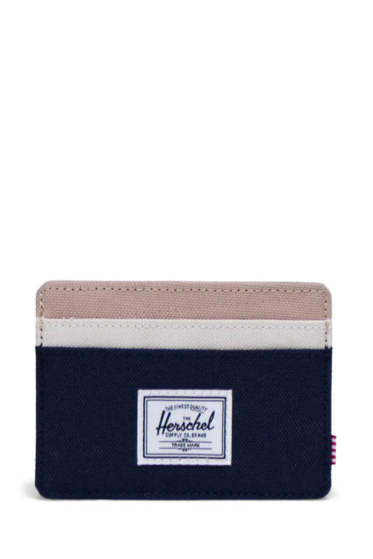 Charlie Cardholder Wallet Peacoat/ Light Taupe/ Grey