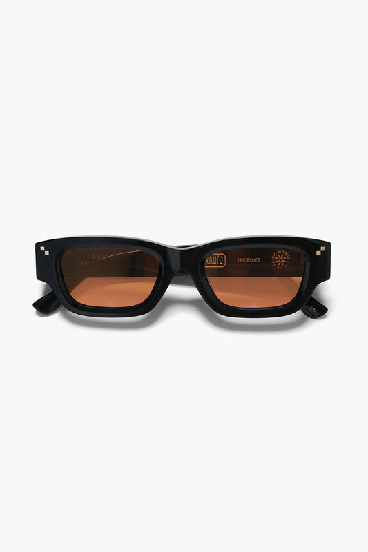 The Blues Sunglasses Black / Orange