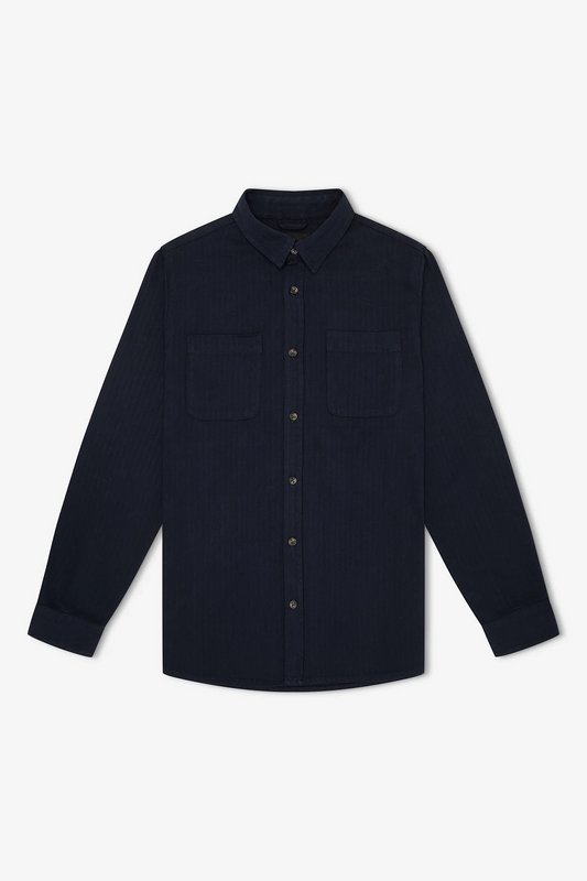 York Long Sleeve Shirt Navy