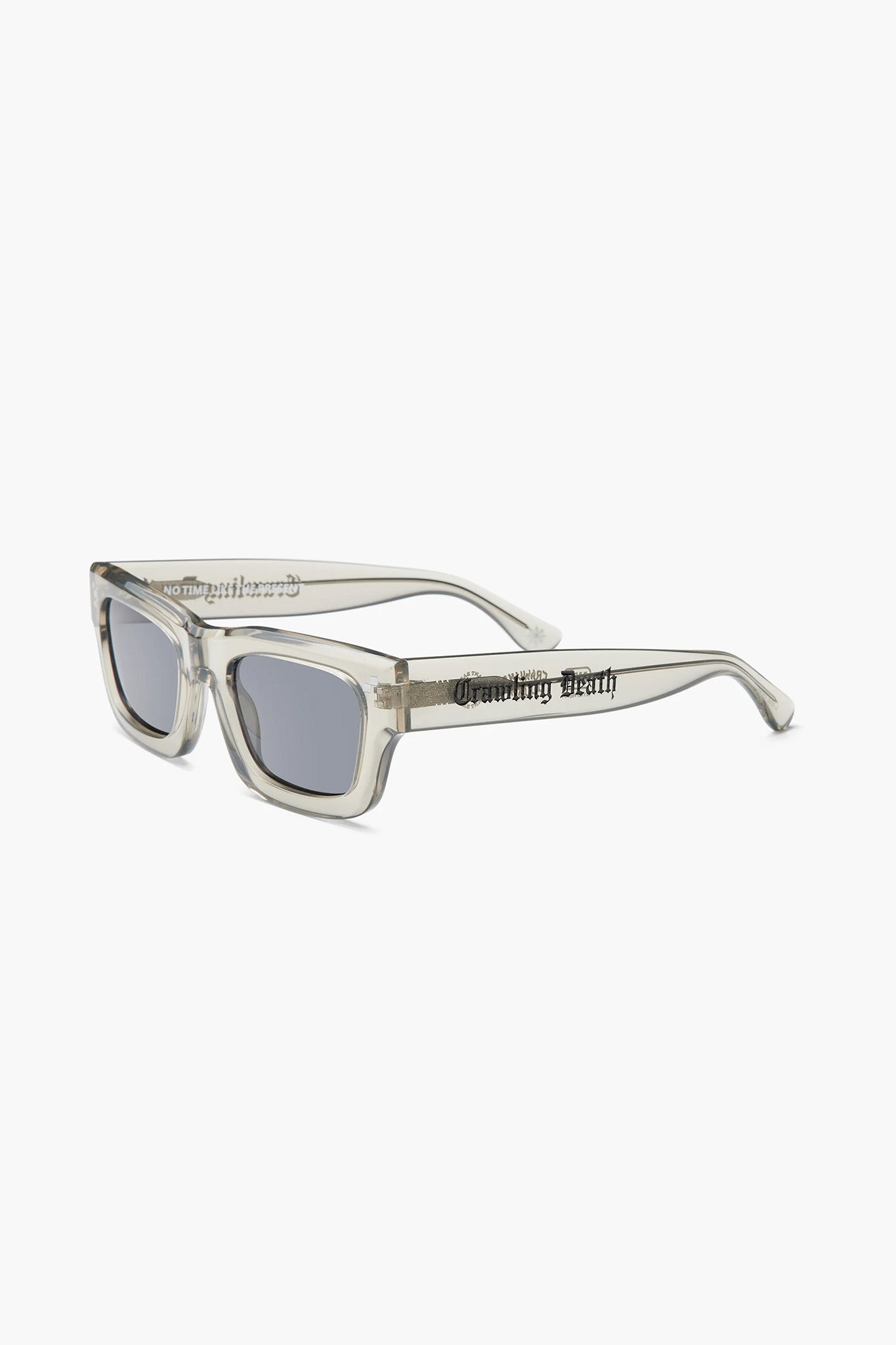 Radio x Crawling Death Sunglasses Clear / Grey