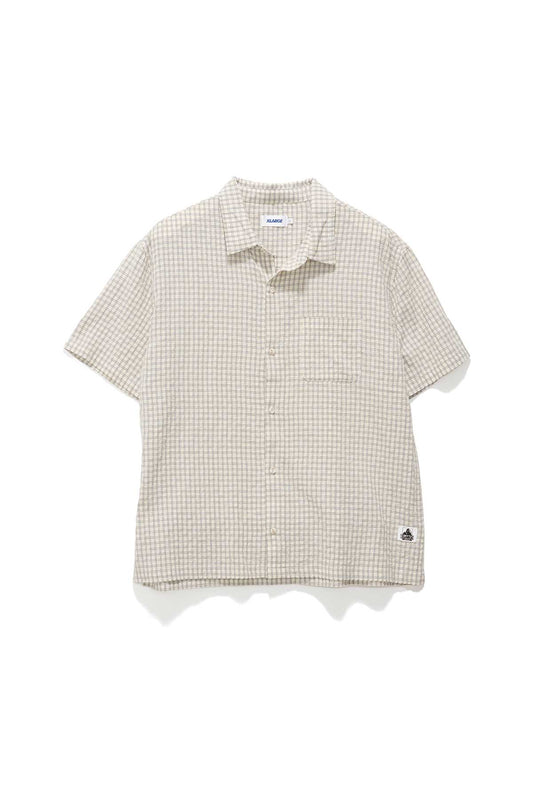 Half Check SS Shirt Off White