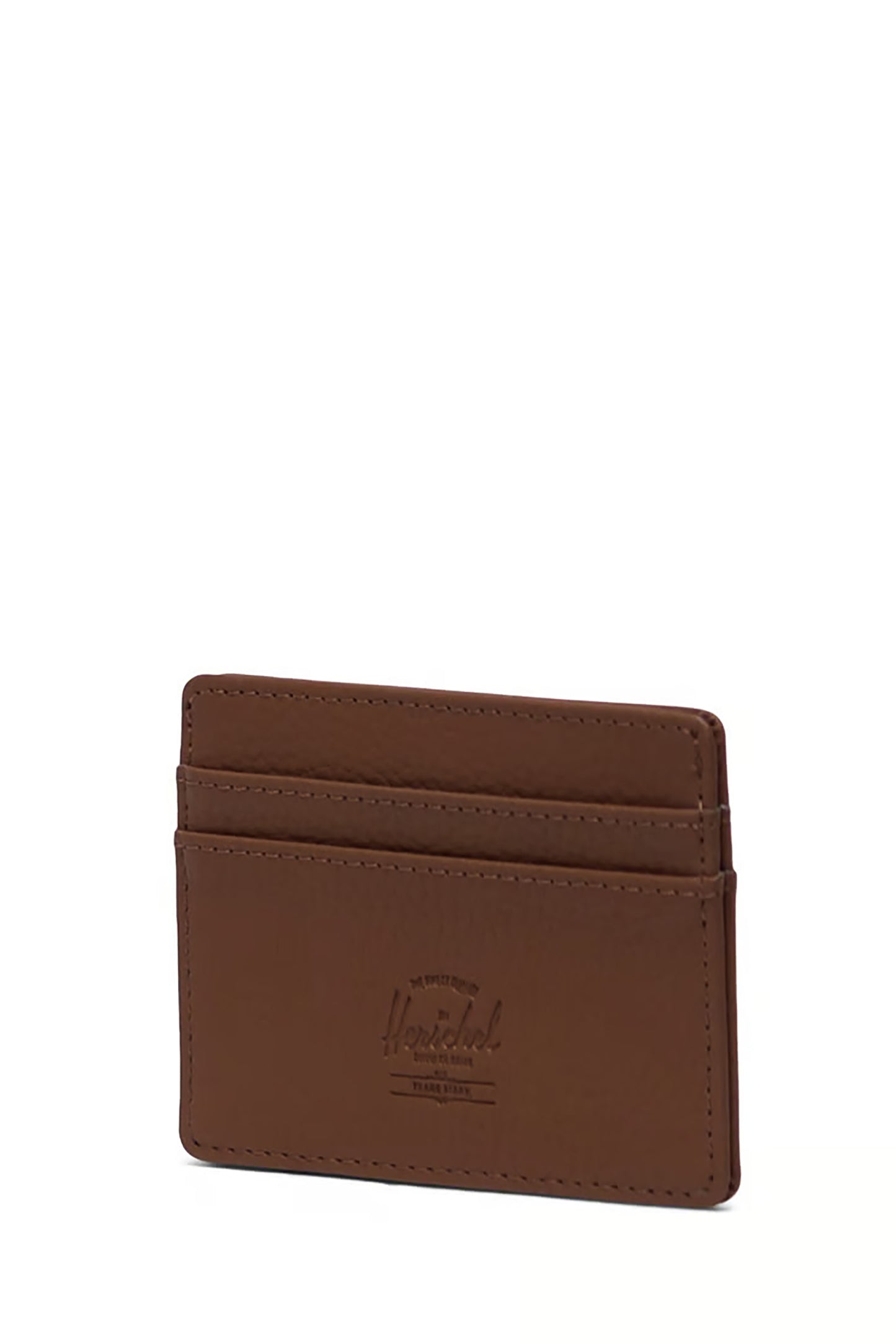 Charlie Cardholder Wallet Saddle Brown Vegan Leather