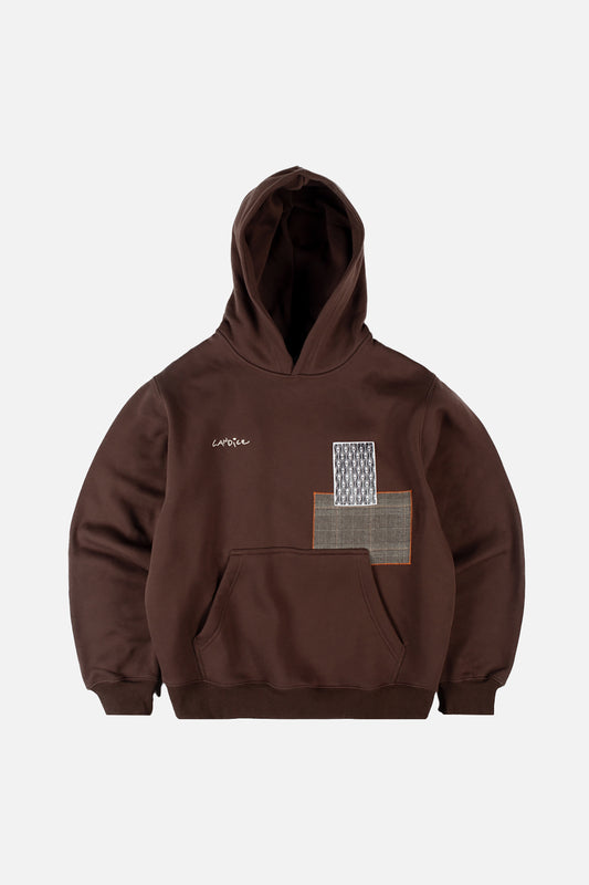 Illusions Hooded Sweater Brown