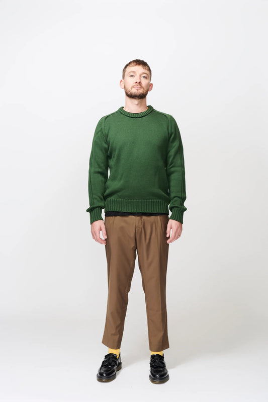 Kenneth Fishermans Jumper Dark Green