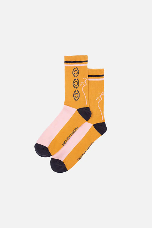 Almost Human Socks Mustard