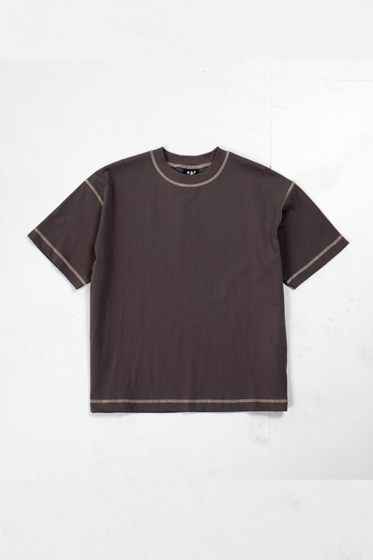 Contrast Tee Black