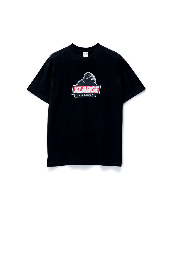 Slanted Short Sleeve Tee Black